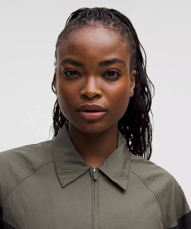 Nylon Collared Jacket *Retro Remix Set | Women's Coats & Jackets