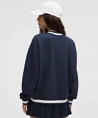 Perfectly Oversized Ringer Crew | Women's Hoodies & Sweatshirts
