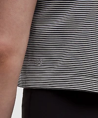 Seamless Classic-Fit Mariner Stripe Cropped T-Shirt