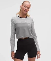 Seamless Classic-Fit Mariner Stripe Long-Sleeve Shirt | Women's Long Sleeve Shirts