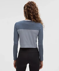 Seamless Classic-Fit Mariner Stripe Long-Sleeve Shirt | Women's Long Sleeve Shirts
