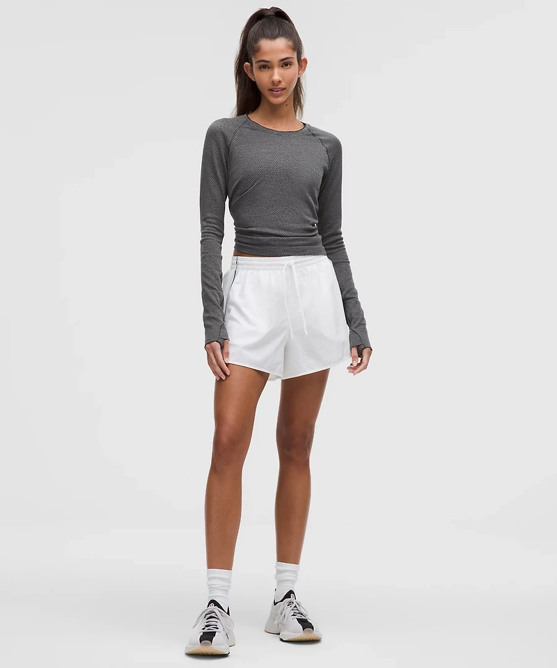 Swiftly Tech Long-Sleeve Shirt 2.0 Waist Length *Textured Knit | Women's Long Sleeve Shirts