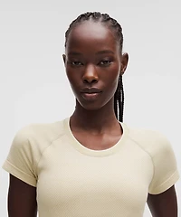 Swiftly Tech Short-Sleeve 2.0 Waist Length *Textured Knit | Women's Short Sleeve Shirts & Tee's