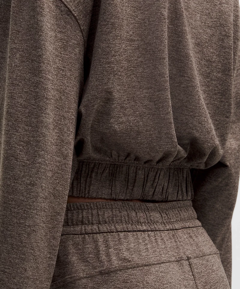 Soft Jersey Relaxed Crewneck Pullover | Women's Long Sleeve Shirts