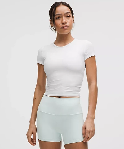 All It Takes Back-Twist Ribbed Short-Sleeve Shirt | Women's Short Sleeve Shirts & Tee's