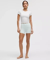 All It Takes Back-Twist Ribbed Short-Sleeve Shirt | Women's Short Sleeve Shirts & Tee's