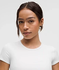 All It Takes Back-Twist Ribbed Short-Sleeve Shirt | Women's Short Sleeve Shirts & Tee's