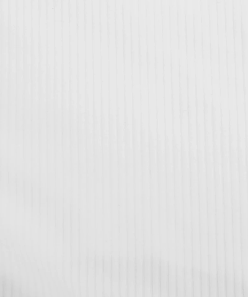 All It Takes Back-Twist Ribbed Short-Sleeve Shirt