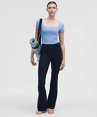 Wunder Under SmoothCover Square-Neck T-Shirt | Women's Short Sleeve Shirts & Tee's