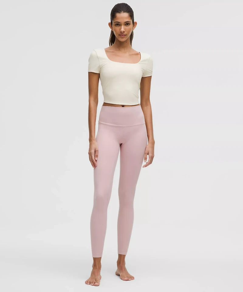Wunder Under SmoothCover Square-Neck T-Shirt | Women's Short Sleeve Shirts & Tee's
