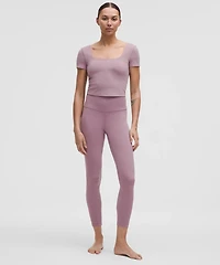 Wunder Under SmoothCover Square-Neck T-Shirt | Women's Short Sleeve Shirts & Tee's