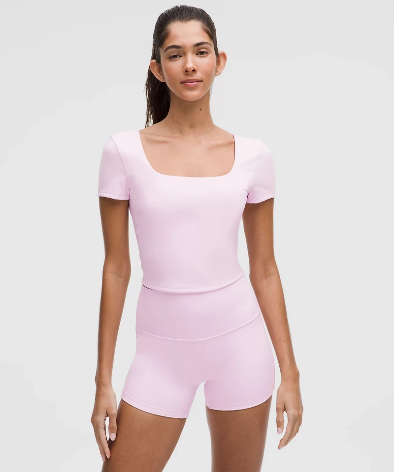 Wunder Under SmoothCover Square-Neck T-Shirt