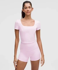 Wunder Under SmoothCover Square-Neck T-Shirt