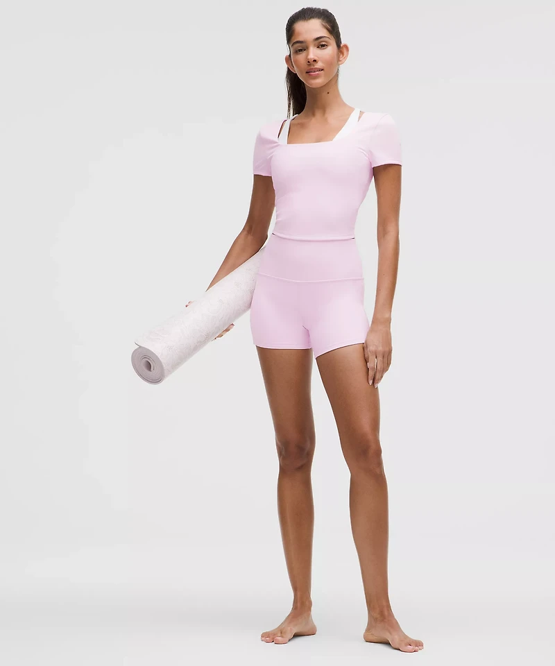 Wunder Under SmoothCover Square-Neck T-Shirt