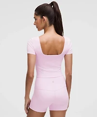 Wunder Under SmoothCover Square-Neck T-Shirt