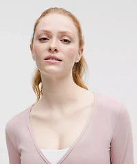Nulu Long-Sleeve Cropped Wrap | Women's Long Sleeve Shirts
