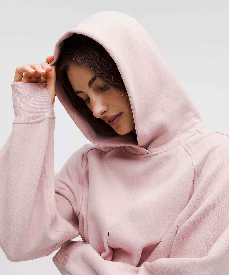 Scuba Cropped Wrap Pullover Hoodie | Women's Hoodies & Sweatshirts