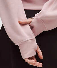 Scuba Cropped Wrap Pullover Hoodie | Women's Hoodies & Sweatshirts