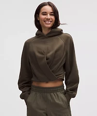 Scuba Cropped Wrap Pullover Hoodie | Women's Hoodies & Sweatshirts