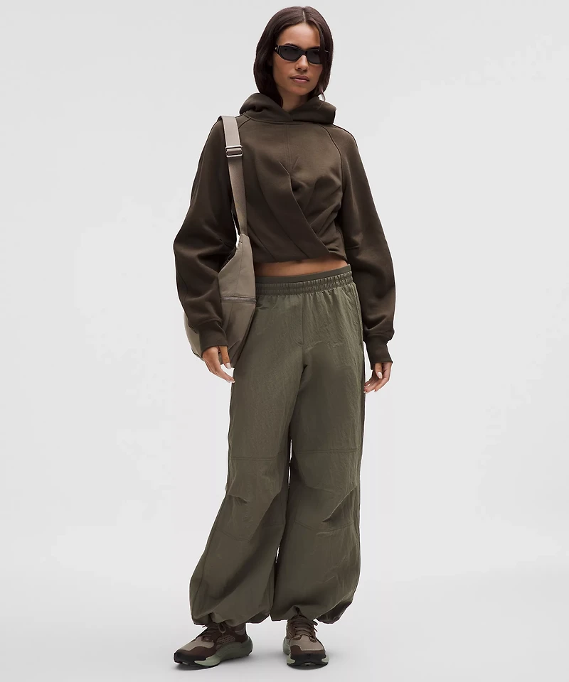 Scuba Cropped Wrap Pullover Hoodie | Women's Hoodies & Sweatshirts