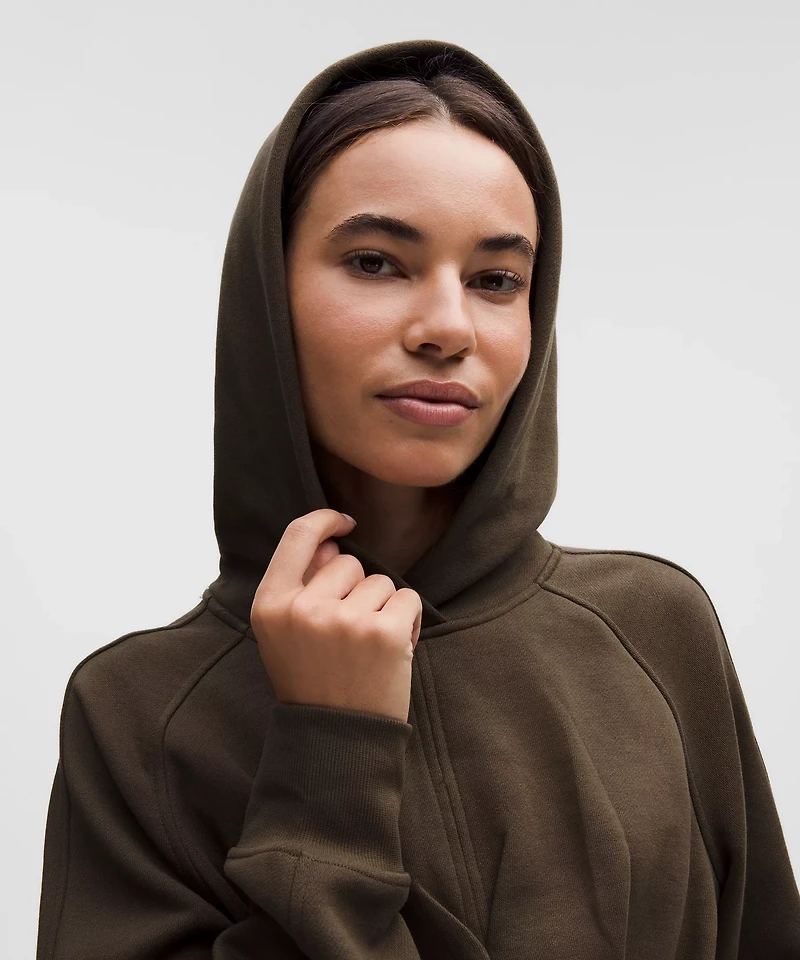 Scuba Cropped Wrap Pullover Hoodie | Women's Hoodies & Sweatshirts