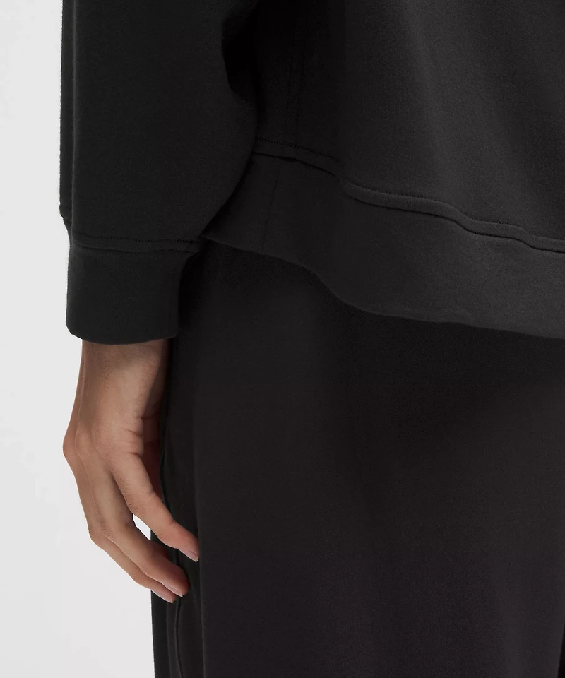 BeCalm Oversized Boatneck Long-Sleeve Shirt | Women's Hoodies & Sweatshirts
