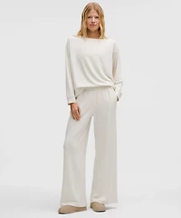 BeCalm Oversized Boatneck Long-Sleeve Shirt | Women's Hoodies & Sweatshirts