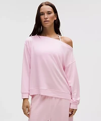 BeCalm Oversized Boatneck Long-Sleeve Shirt | Women's Hoodies & Sweatshirts