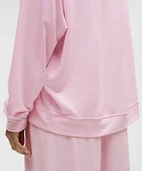 BeCalm Oversized Boatneck Long-Sleeve Shirt | Women's Hoodies & Sweatshirts