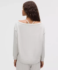 BeCalm Oversized Boatneck Long-Sleeve Shirt