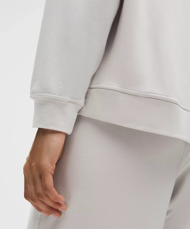 BeCalm Oversized Boatneck Long-Sleeve Shirt