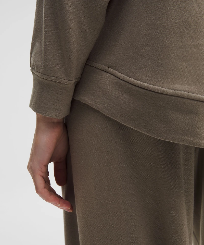 BeCalm Oversized Boatneck Long-Sleeve Shirt | Women's Hoodies & Sweatshirts