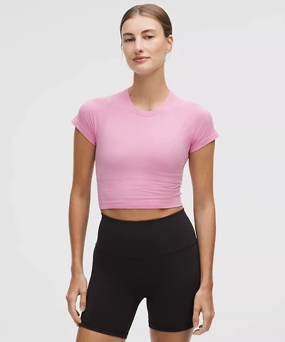 Swiftly Tech Cropped Short-Sleeve Shirt 2.0 | Women's Short Sleeve Shirts & Tee's
