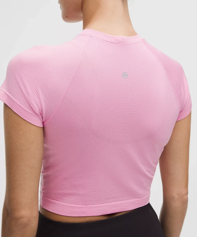 Swiftly Tech Cropped Short-Sleeve Shirt 2.0 | Women's Short Sleeve Shirts & Tee's