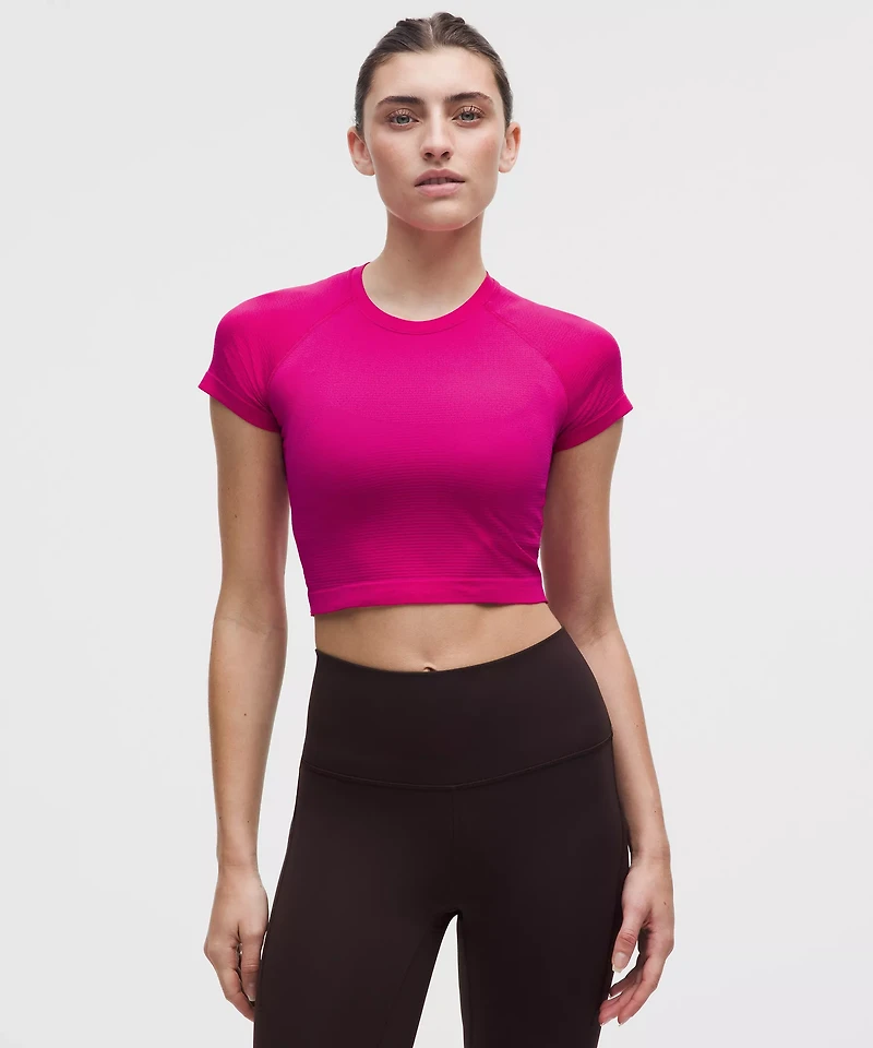 Swiftly Tech Cropped Short-Sleeve Shirt 2.0