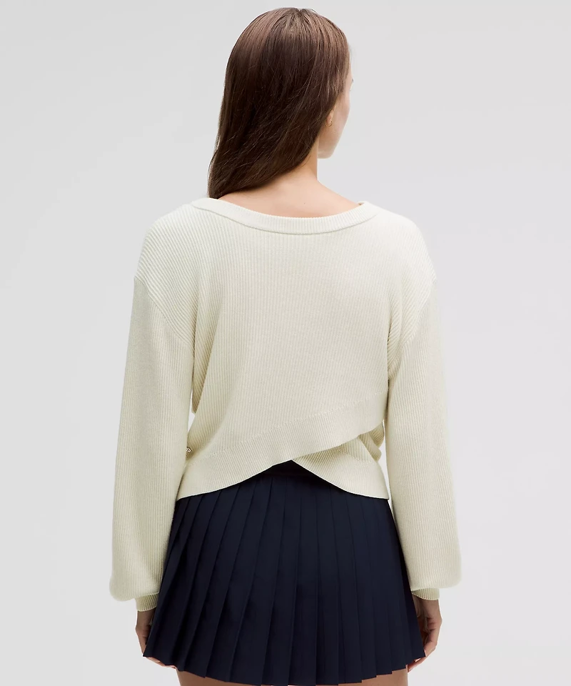 Reversible Crossover Sweater | Women's Sweaters