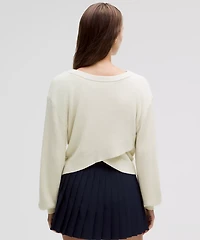 Reversible Crossover Sweater | Women's Sweaters