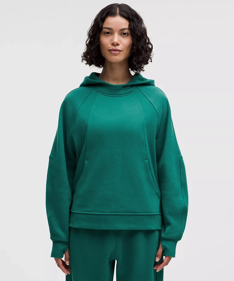 Scuba Oversized Side-Slit Hoodie | Women's Hoodies & Sweatshirts