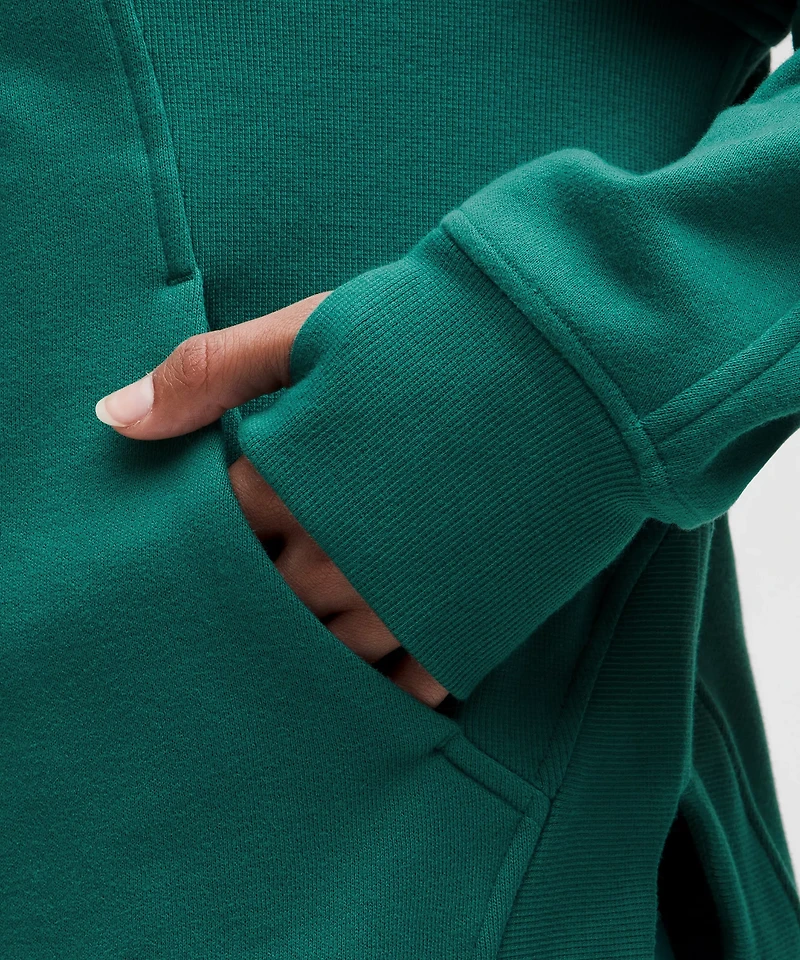 Scuba Oversized Side-Slit Hoodie | Women's Hoodies & Sweatshirts