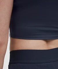 Tight-Fit Cropped Shelf-Bra T-Shirt *Light Support, B/C Cup | Women's Short Sleeve Shirts & Tee's