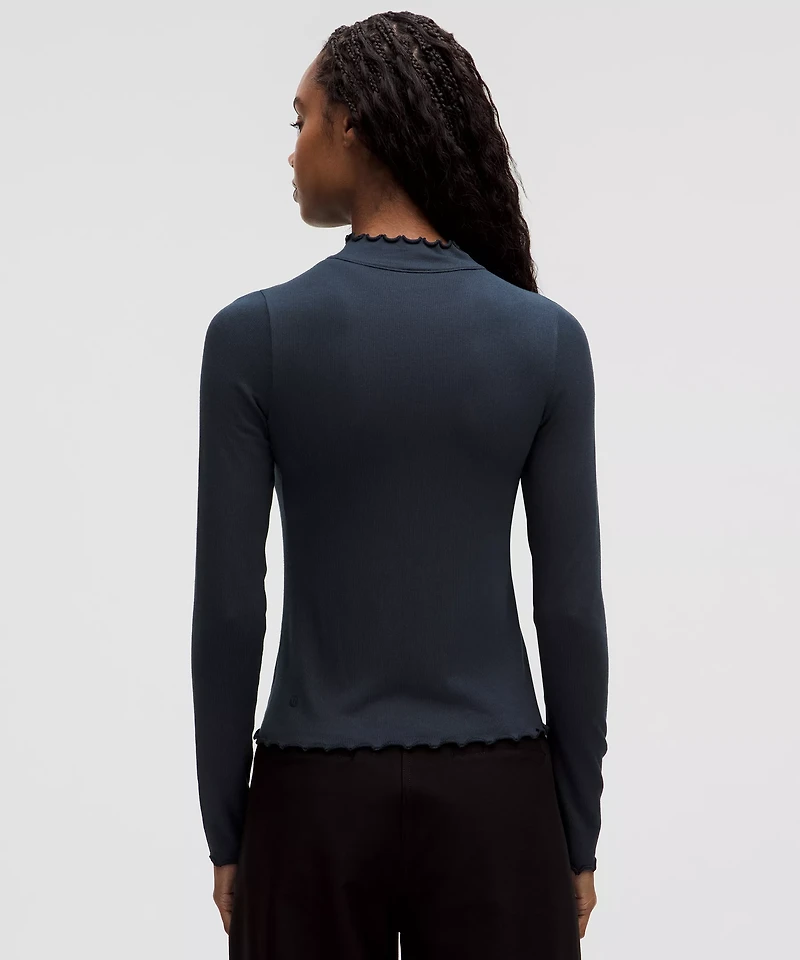 Hold Tight Lettuce-Edge Turtleneck | Women's Sweaters