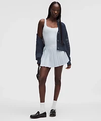 Cotton Crochet Mesh Relaxed-Fit Cardigan | Women's Sweaters