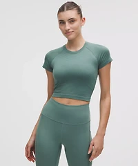 Swiftly Tech Cropped Short-Sleeve Shirt 2.0 | Women's Short Sleeve Shirts & Tee's