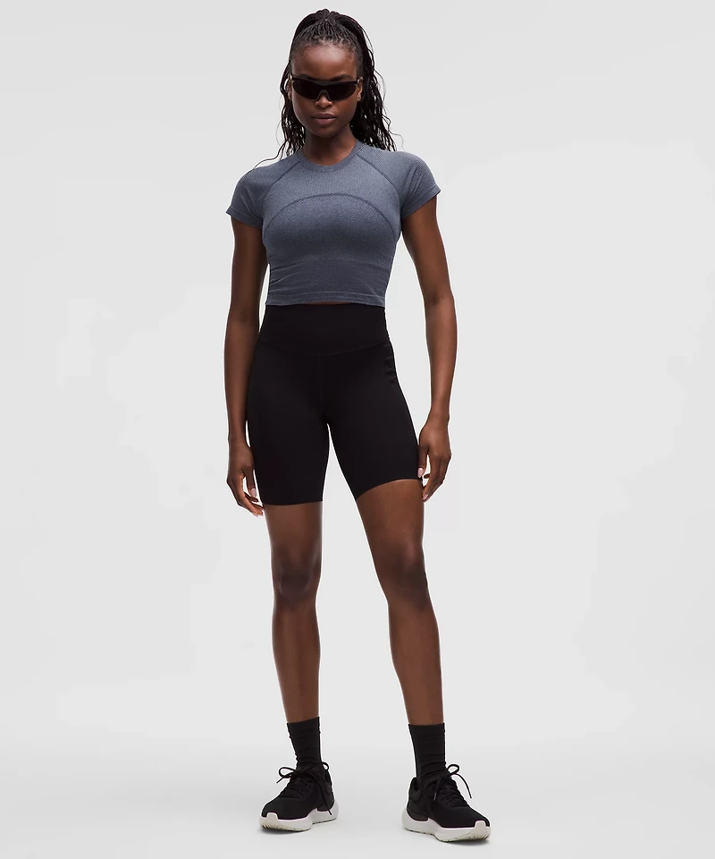 Swiftly Tech Cropped Short-Sleeve Shirt 2.0 | Women's Short Sleeve Shirts & Tee's