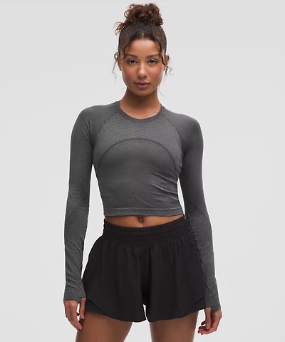 Swiftly Tech Cropped Long-Sleeve Shirt 2.0 | Women's Long Sleeve Shirts
