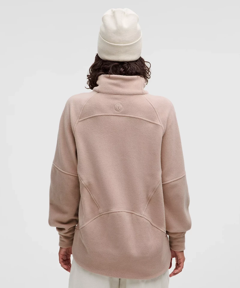 Scuba Tumbled Fleece Funnel-Neck Half Zip