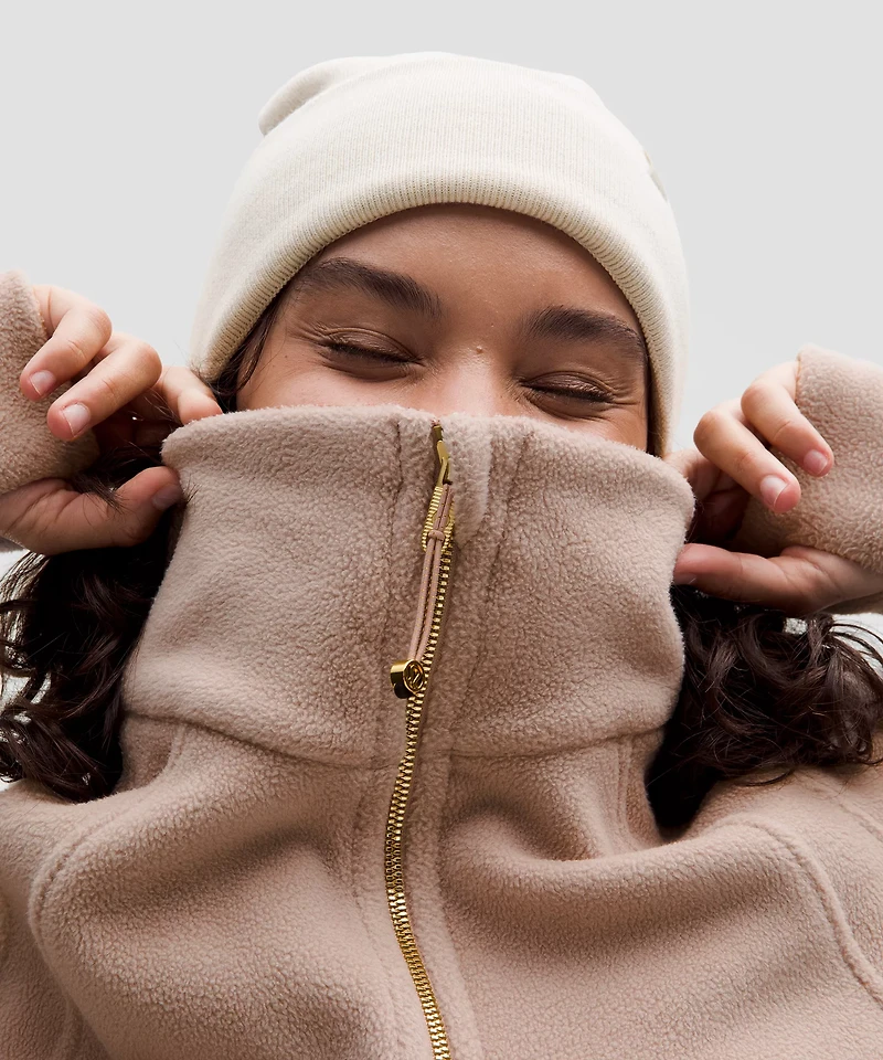 Scuba Tumbled Fleece Funnel-Neck Half Zip