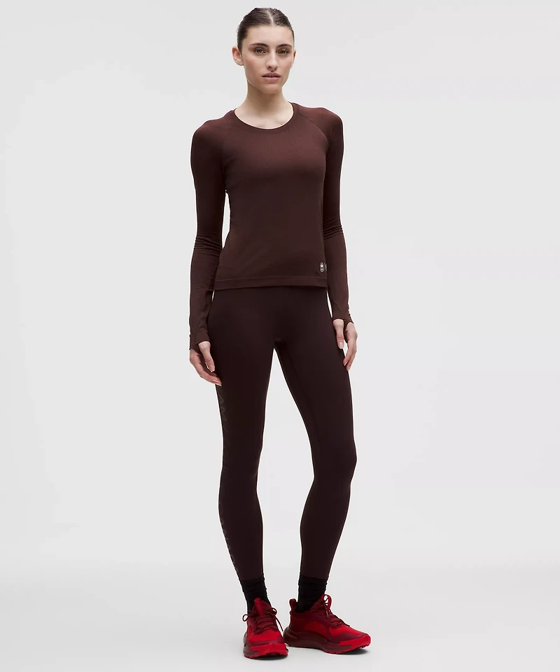 Team Canada Swiftly Tech Long-Sleeve Shirt 2.0 Waist Length *COC Logo