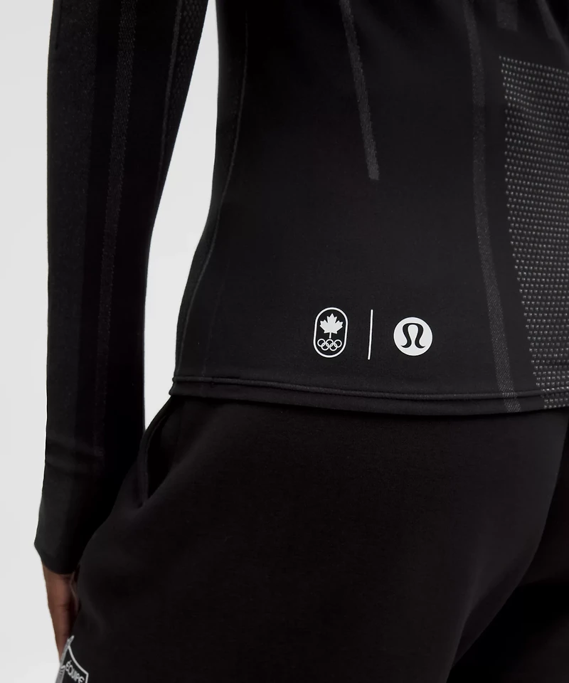 Team Canada Women's Seamless Mockneck Base Layer *COC Logo