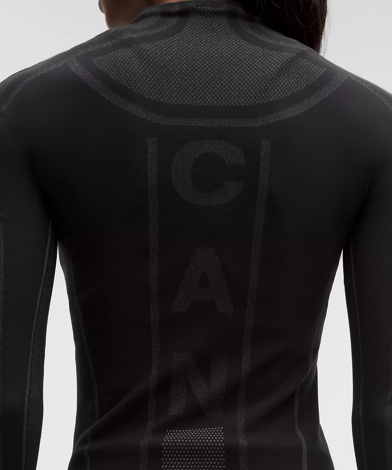 Team Canada Women's Seamless Mockneck Base Layer *COC Logo